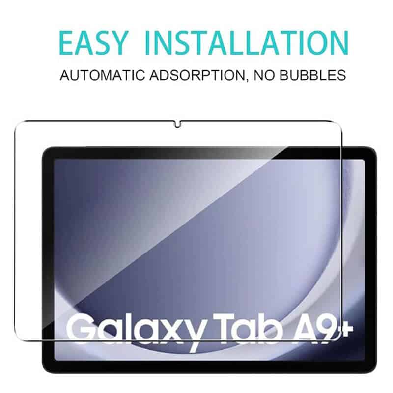 (2 Pack) Samsung Galaxy Tab A9+ /A9 Plus 11 inch (2023) SM-X210/X216 Tempered Glass Screen Protector Film Guard (2 Pack) Samsung Galaxy Tab A9+ /A9 Plus 11 inch (2023) SM-X210/X216 Tempered Glass Screen Protector Film Guard